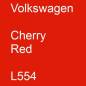 Preview: Volkswagen, Cherry Red, L554.